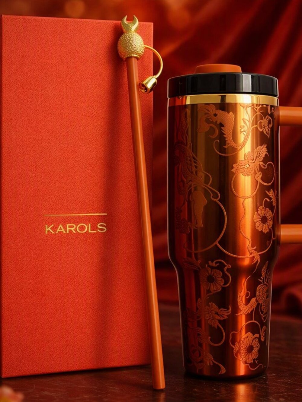 The Stanley 1913 x KAROL G 40oz Quencher H2.O FlowState Tumbler - Picture 4 of 4